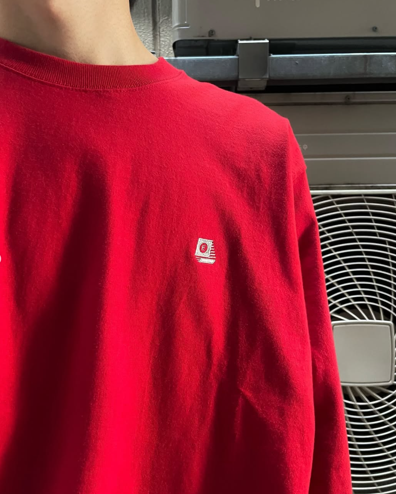 SMALL LOGO L/S【RED】