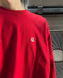 SMALL LOGO L/S【RED】