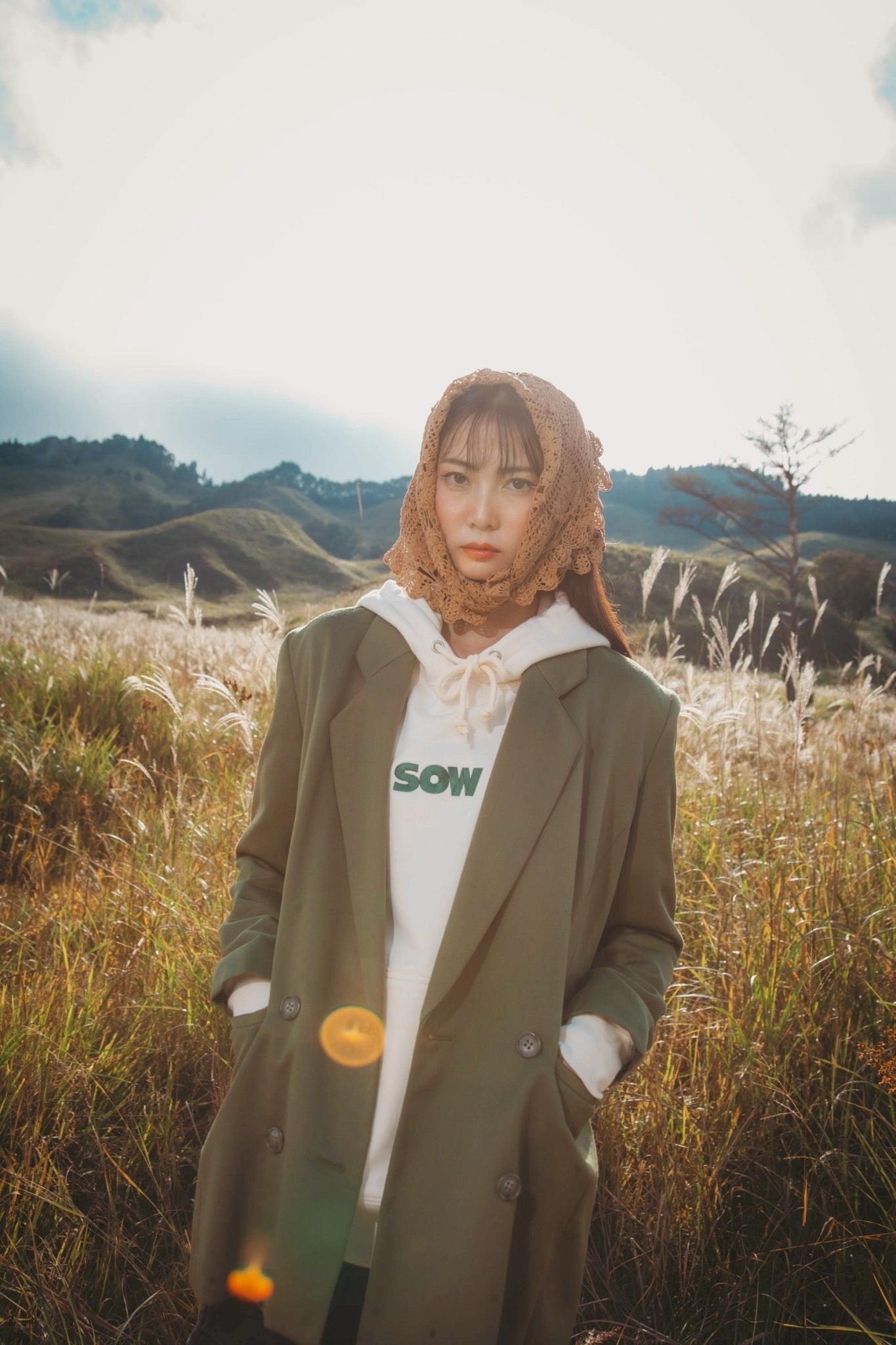 LOGO  HOODIE【NATURAL】