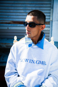 LOGO CREWNECK【ASH】