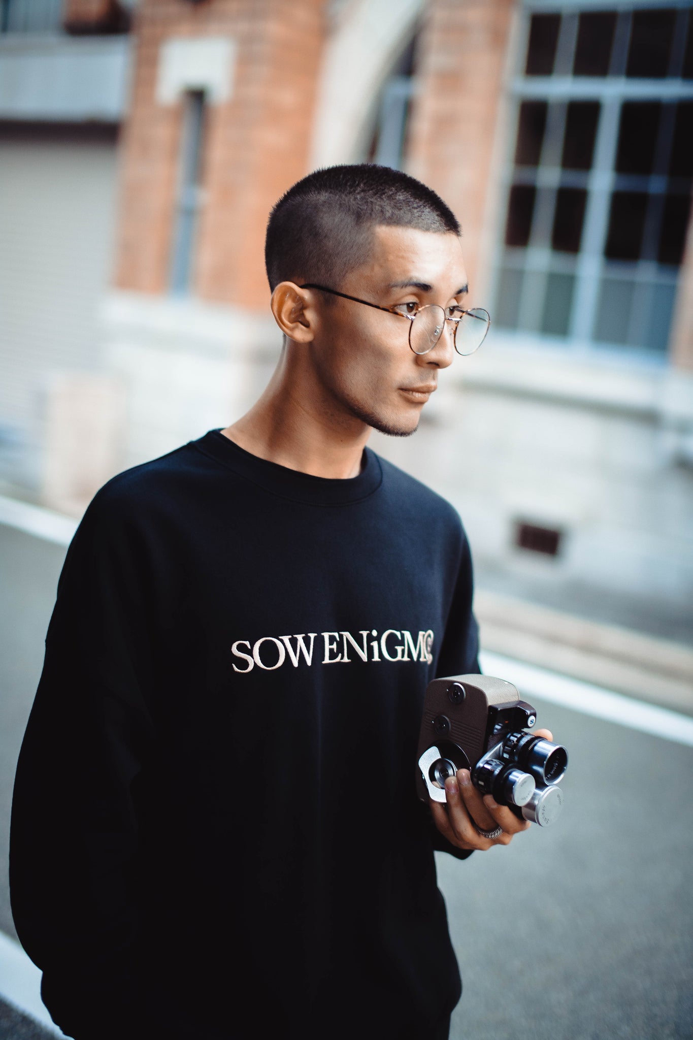 LOGO CREWNECK【BLACK】
