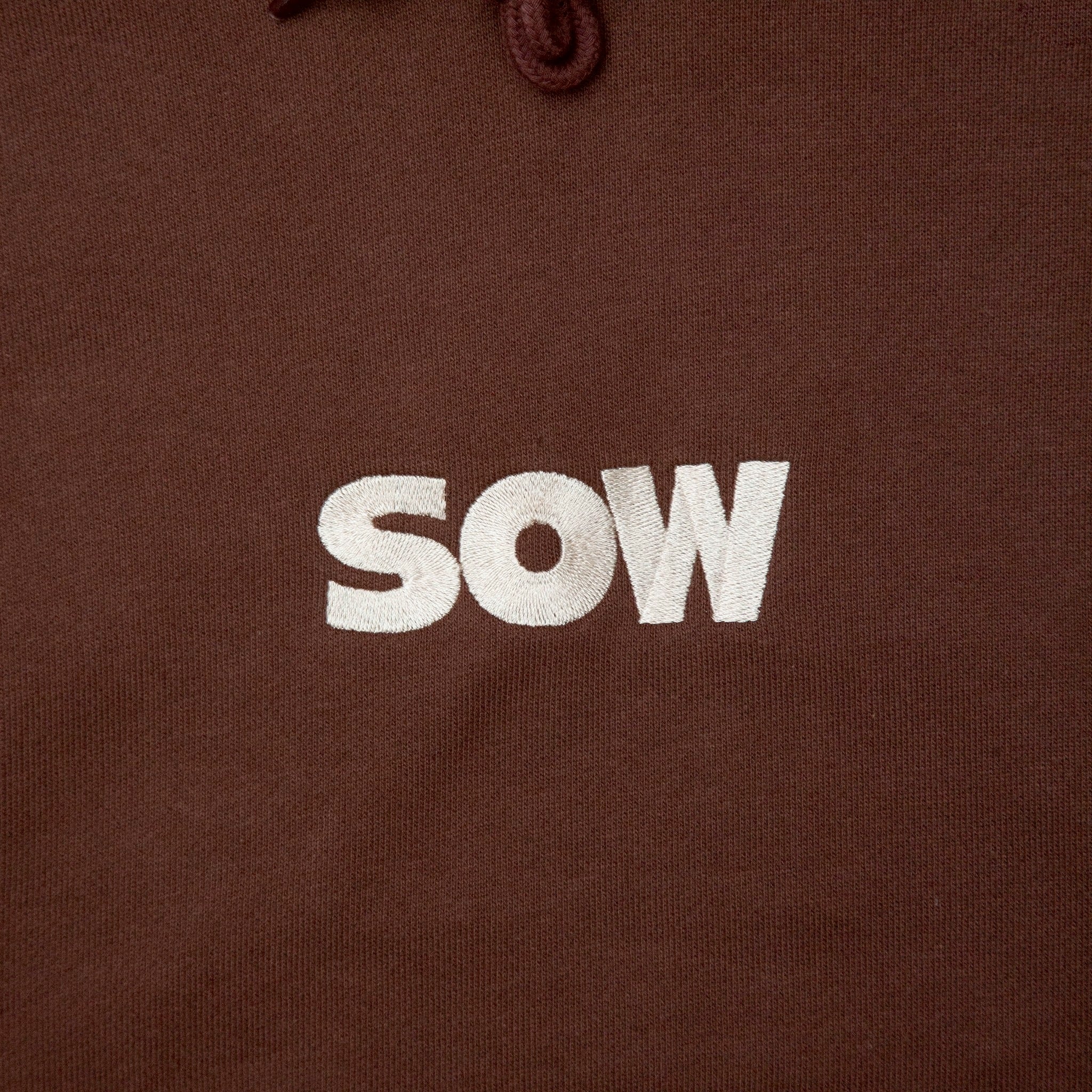 LOGO  HOODIE【BROWN】