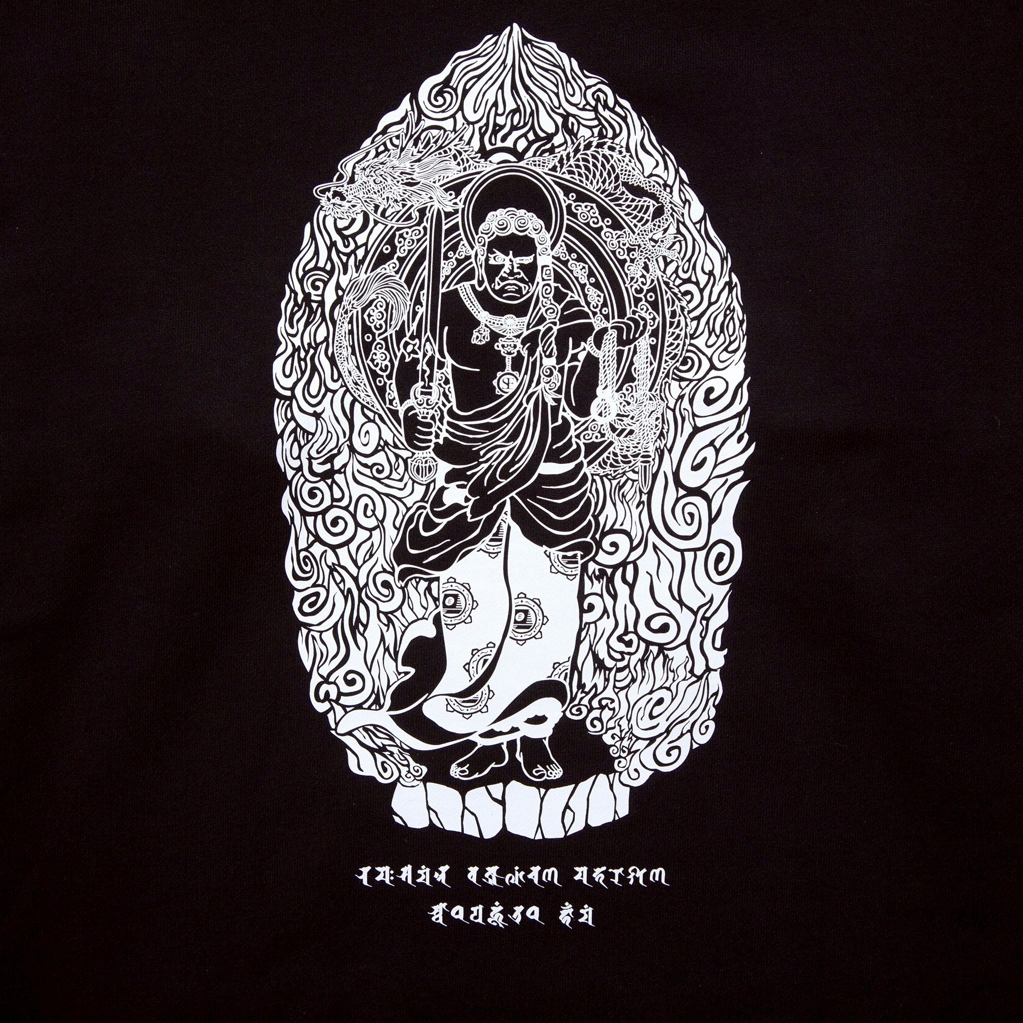 不動明王 CREWNECK 【BLACK】