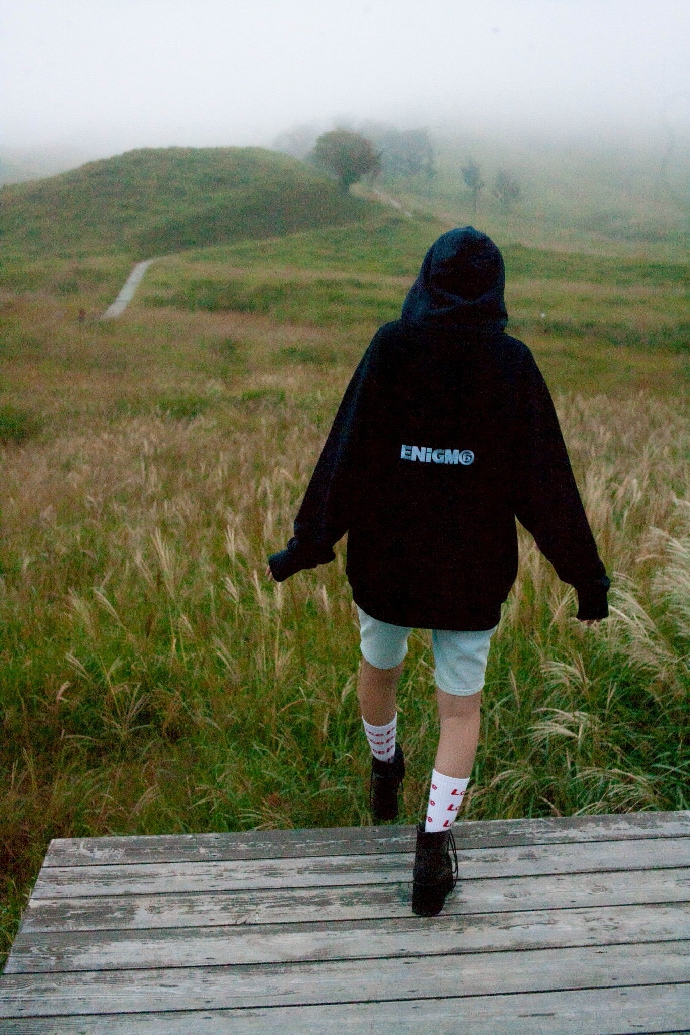 LOGO  HOODIE【NAVY】