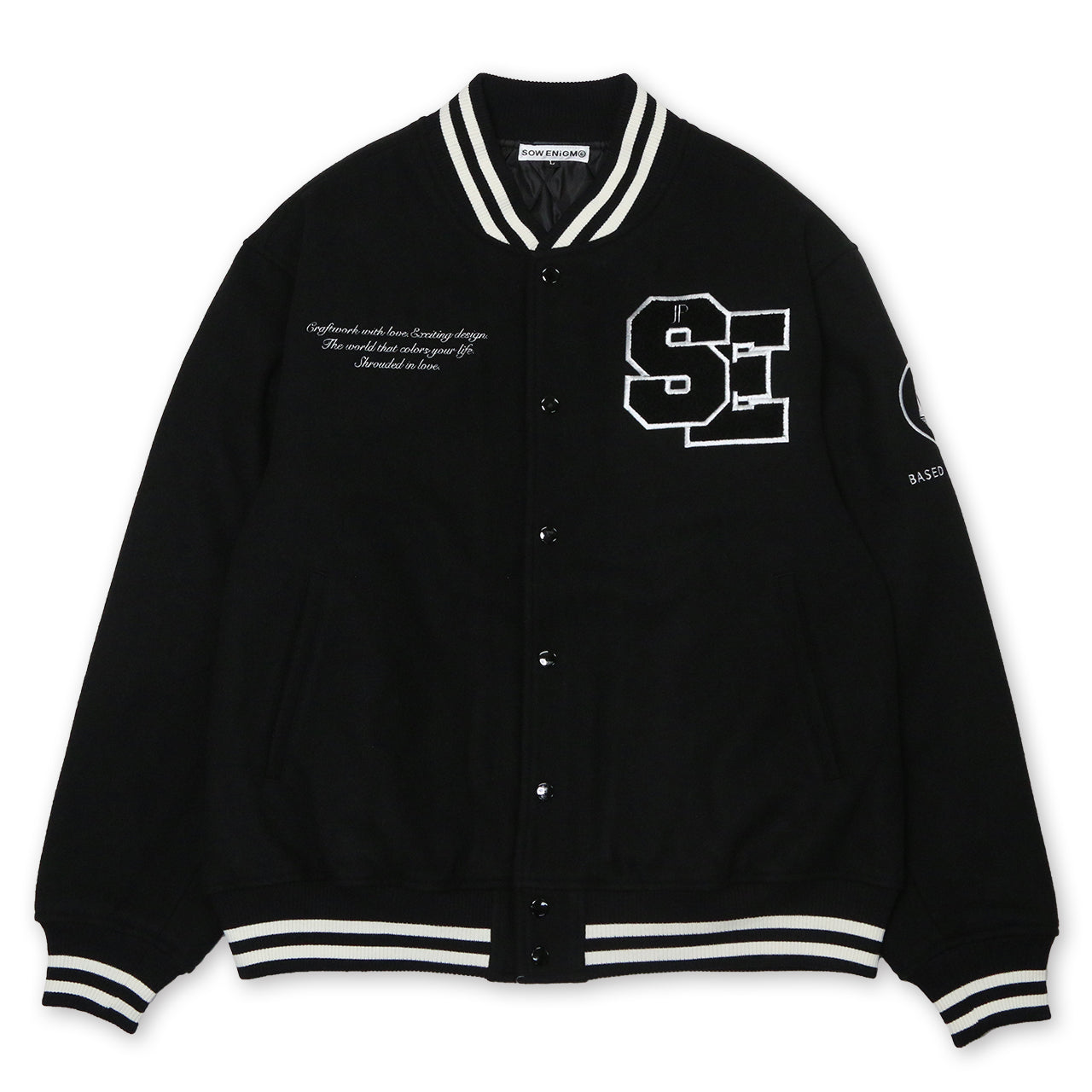 ア*ス様 キムミョンス　希少！CREW OVe JACKETオブジャケット‼︎ OY/オーワイ』 STAR LEATHER PATCH STUD JACKET /スターパッチ