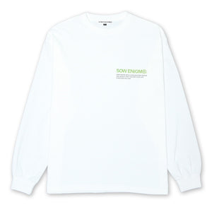 SE@ MARBLE LOGO L/S【WHITE】