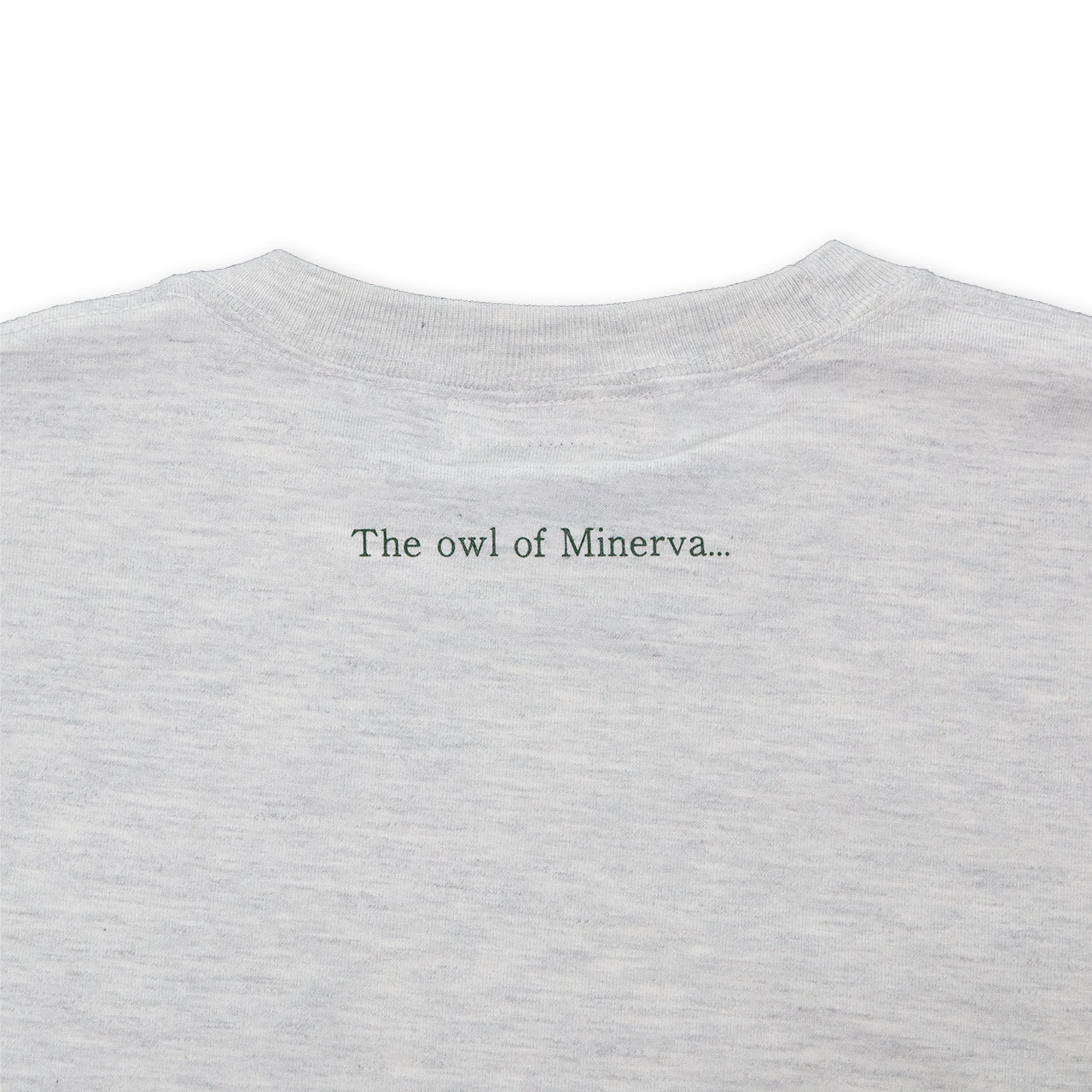 OWL OF MINERVA TEE【ASH】