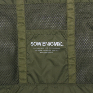 SOW ENiGM@ NYLON MESH BAG [OLIVE]