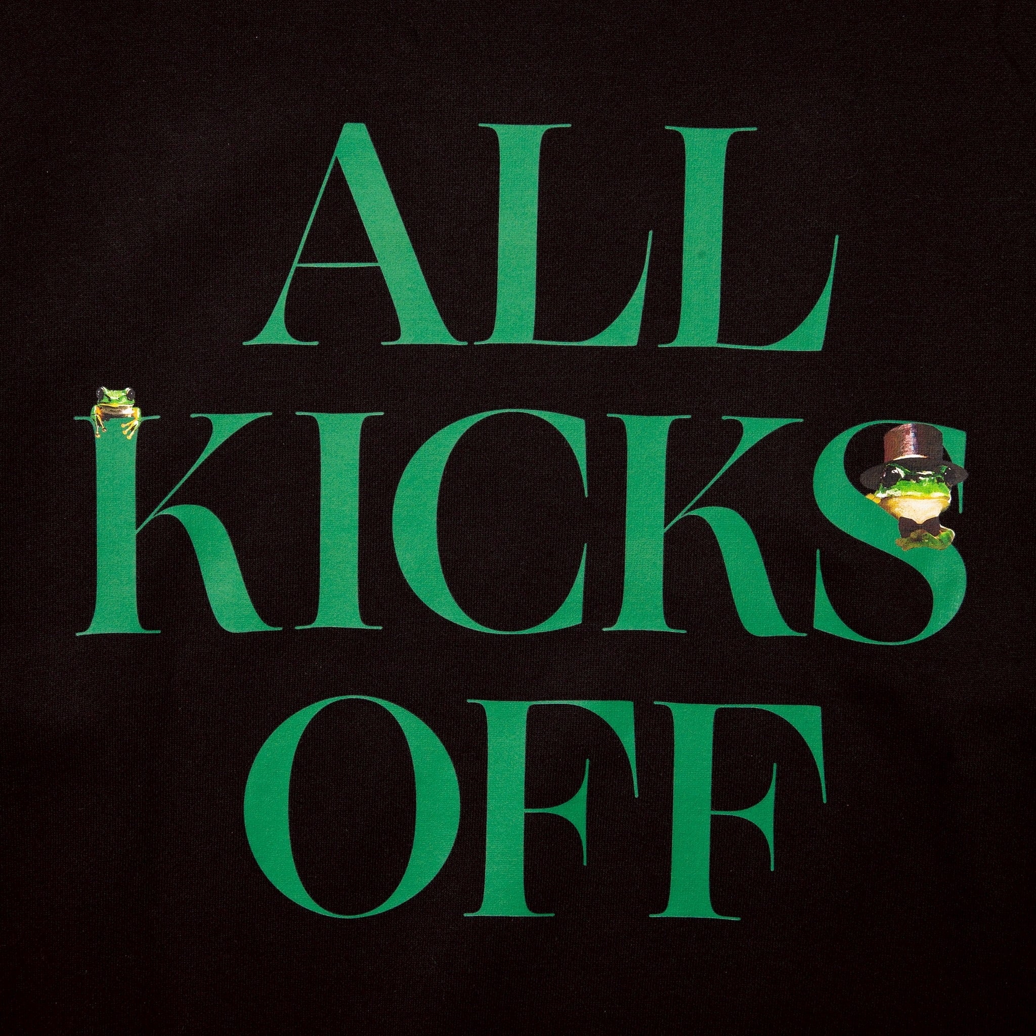 ALL KICKS OFF CREWNECK 【BLACK】