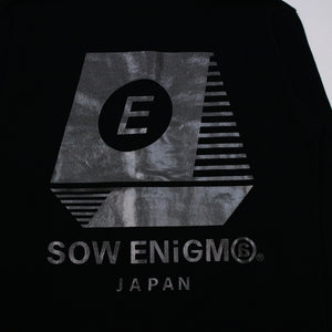 SE@ ZIP HOODIE　LOGO　黒