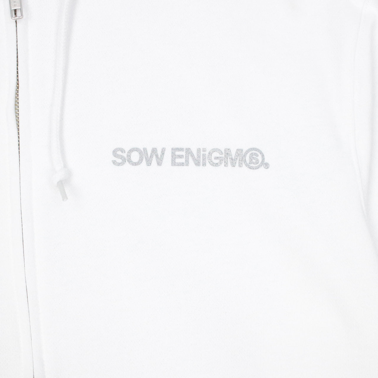 SE@ ZIP HOODIE　WHITE　白