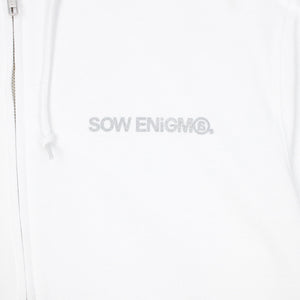 SE@ ZIP HOODIE　WHITE　白