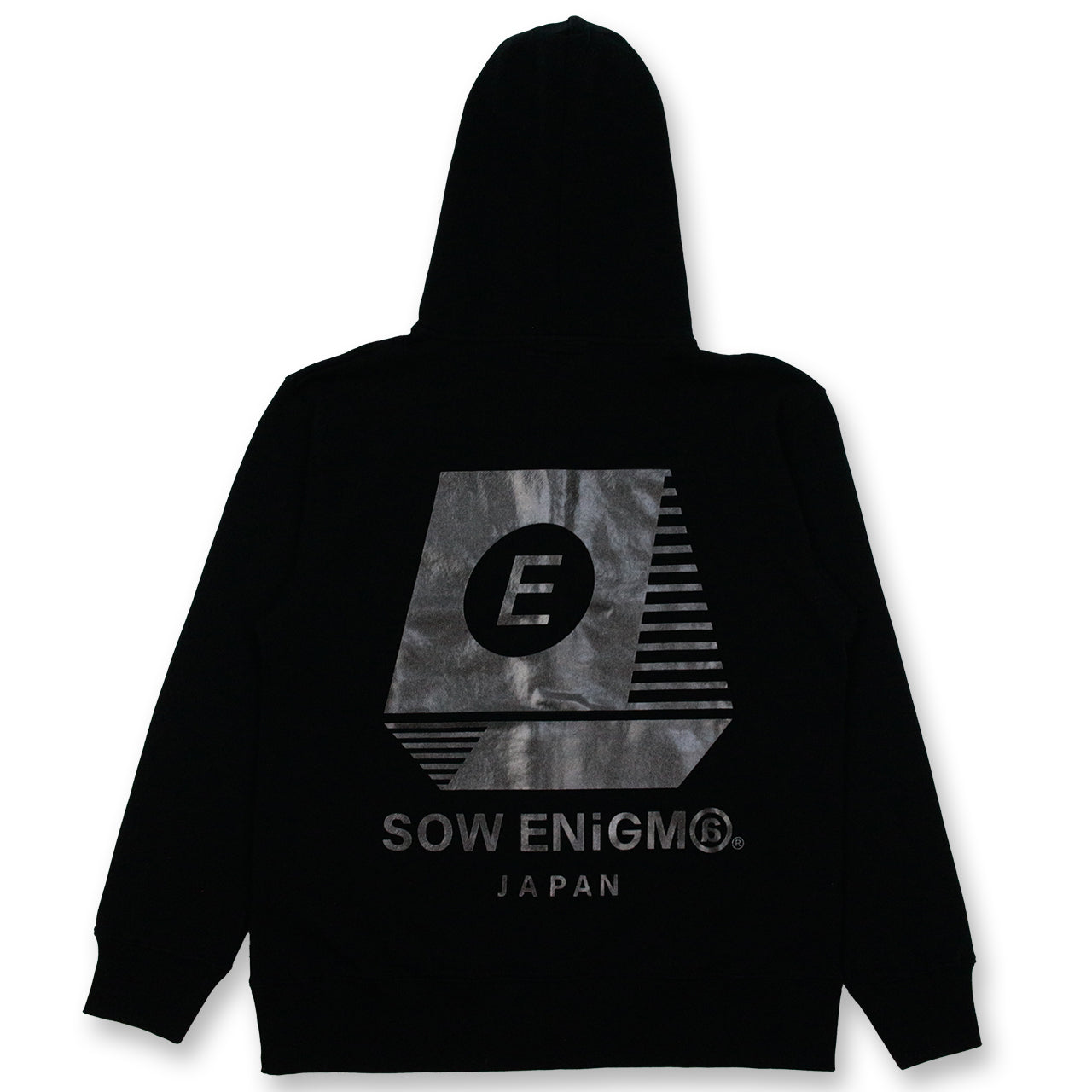 SE@ ZIP HOODIE　BLACK　黒