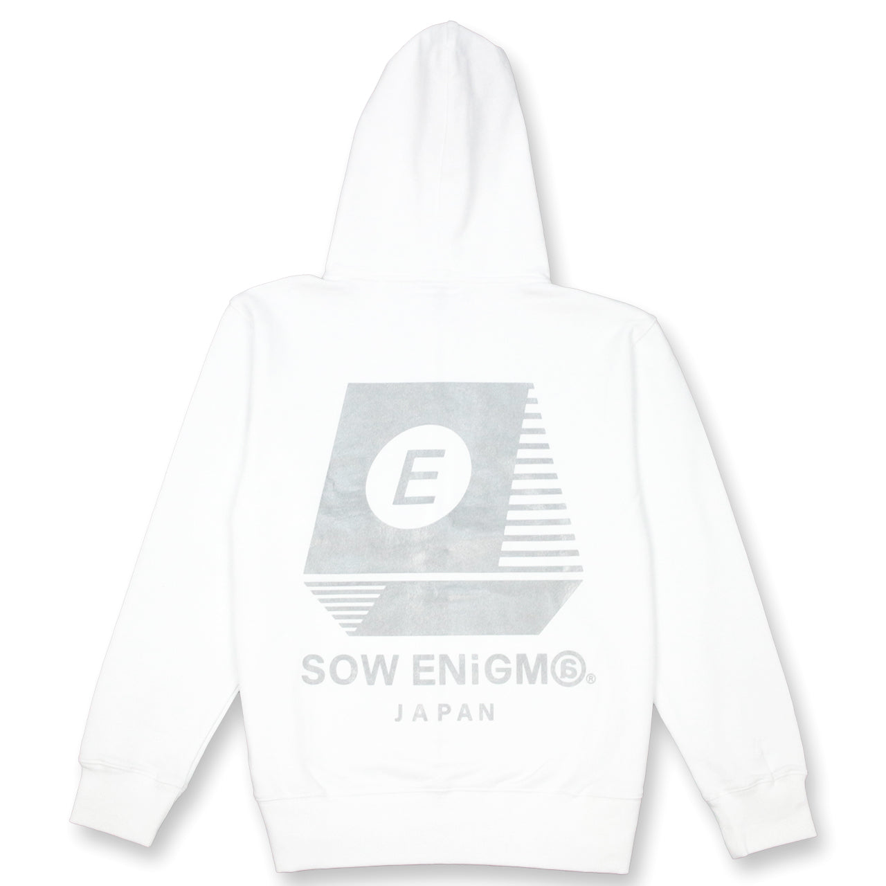 SE@ ZIP HOODIE　WHITE　白