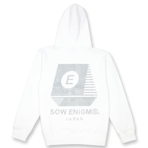 SE@ ZIP HOODIE　WHITE　白